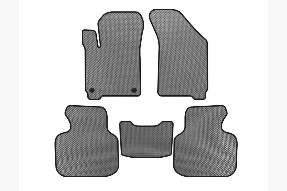 Dodge Journey 2008-2020 гг. Коврики EVA (2011-2020, 7-местный, Серый) Image