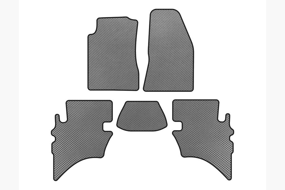 Ford Ranger 2002-2006 гг. Коврики EVA (Серый) Image