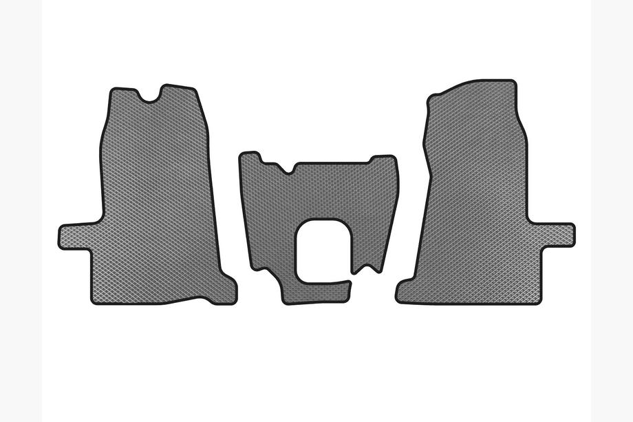 Ford Transit 2000–2014 гг. Коврики EVA (2000-2006, 1+1, МКПП, Серый) Image