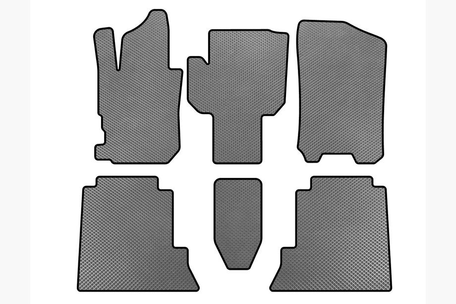 Honda FR-V 2004-2009 гг. Коврики EVA (Серый) Image