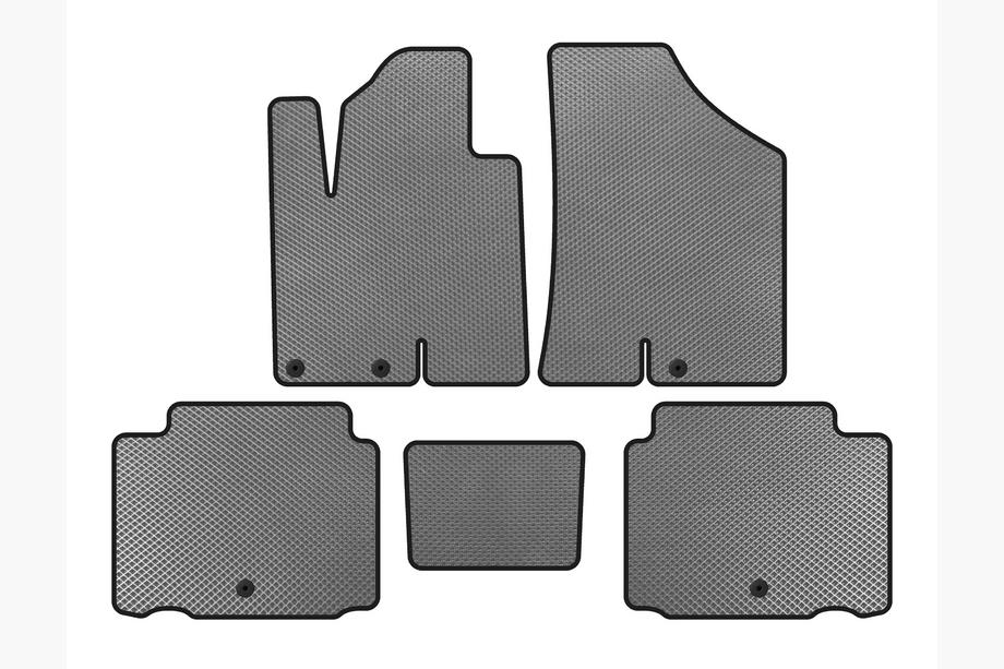 Hyundai IX55 2007-2012 гг. Коврики EVA (Серый) Image