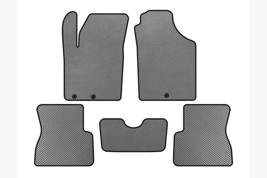 Kia Picanto 2011-2016 гг. Коврики EVA (Серый) Image