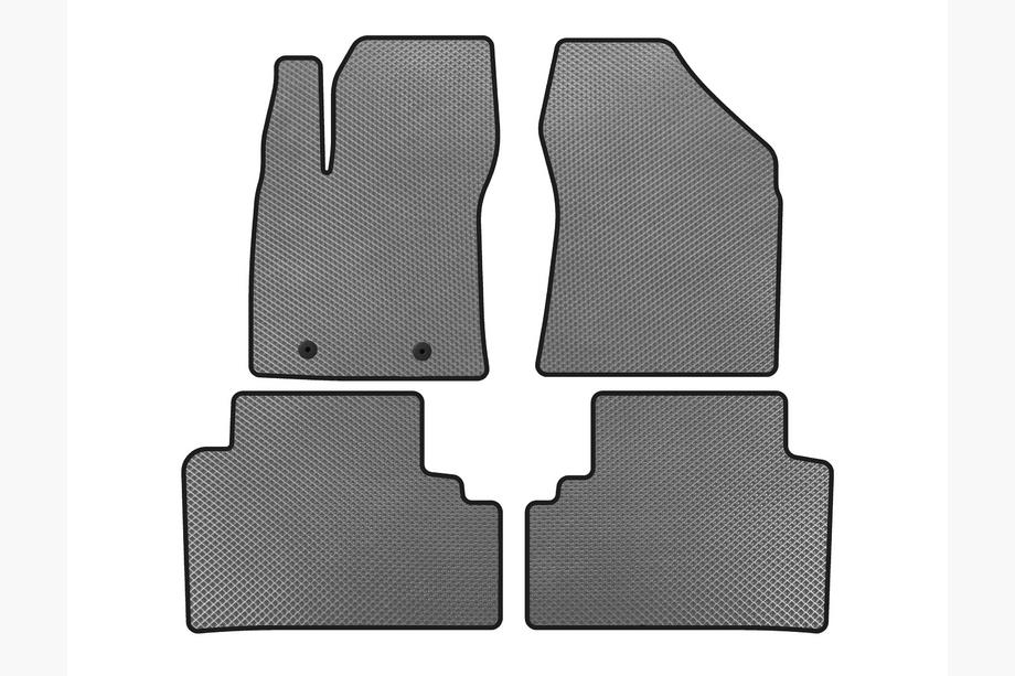 Toyota Avensis 2009-2018 гг. Коврики EVA (SD, Серый) Image