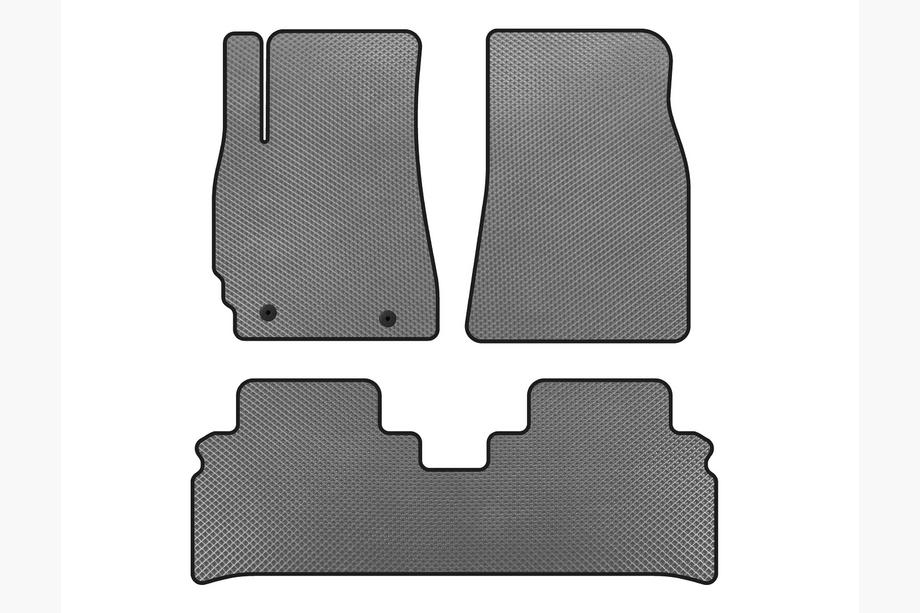 Toyota Highlander 2000-2008 гг. Коврики EVA (Серый) Image