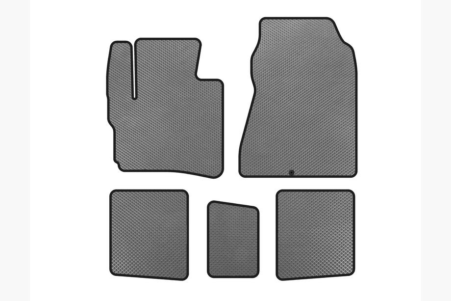 Toyota IQ 2008-2015 гг. Коврики EVA (HB, Серый) Image