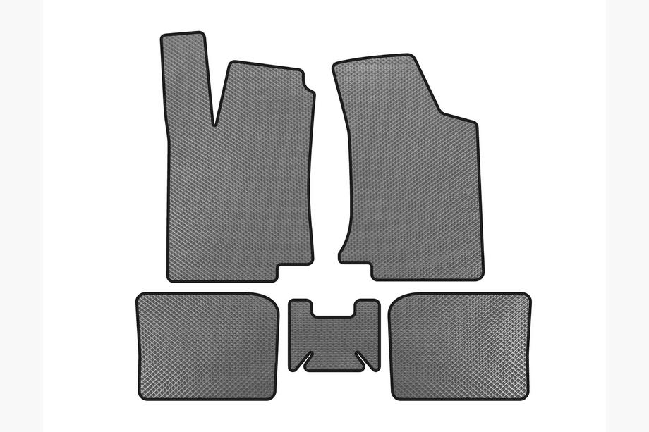 Volkswagen Golf 3 1991-2001 гг. Коврики EVA (HB, 3-дверный, Серый) Image