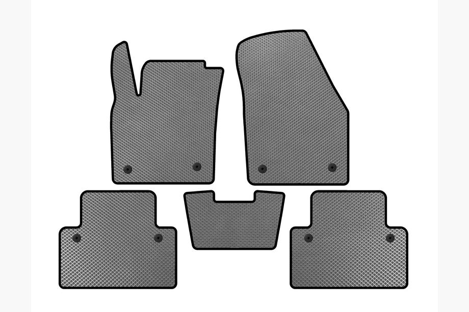 Volvo C30 2006-2012 гг. Коврики EVA (HB, 3-дверный, Серый) Image
