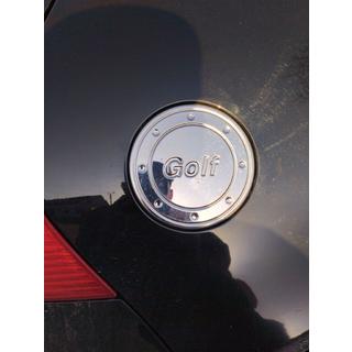 Хромированная накладка на лючок бензобака (нержавейка) Volkswagen Golf 4 1997-2006 гг. фото 1