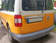 Volkswagen Caddy 2010-2015 гг. Хромированная накладка над номером (2-дверный, нержавейка) фото 1