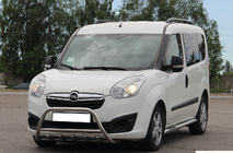 Opel Combo 2012-2018 гг. Защита переднего бампера (нерж. сталь) фото 3
