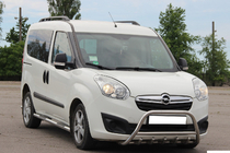 Opel Combo 2012-2018 гг. Защита переднего бампера (нерж. сталь) фото 2