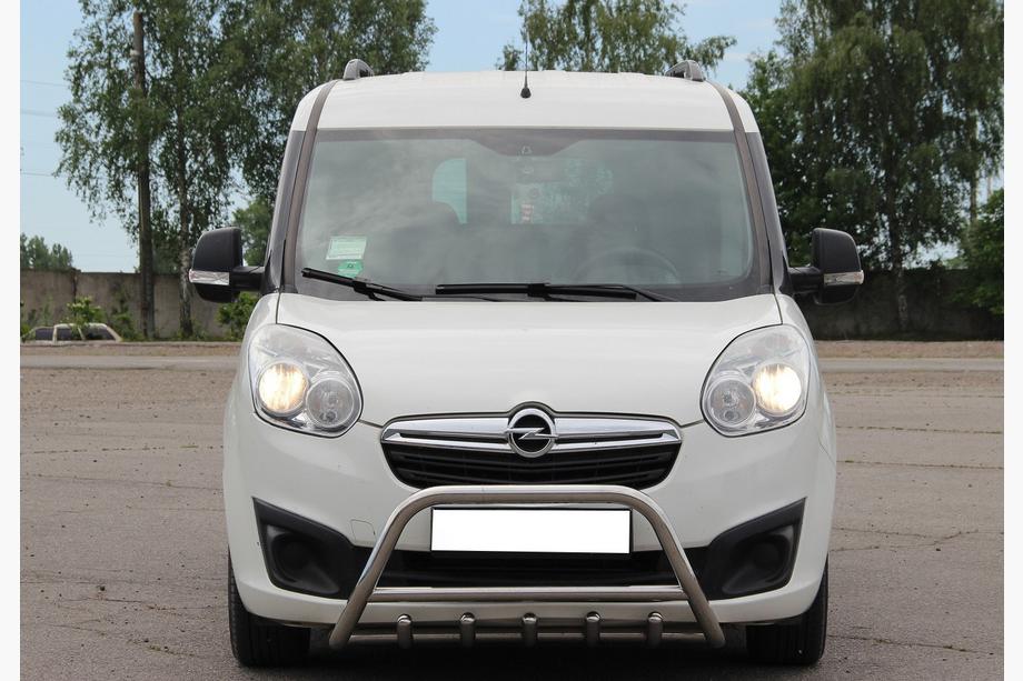 Opel Combo 2012-2018 гг. Защита переднего бампера (нерж. сталь) Image