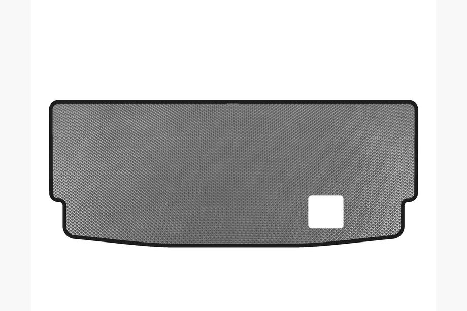 Mercedes GL class X164 2006-2012 гг. Коврик в багажник (7-местный с разложенным 3 рядом, Серый) Image