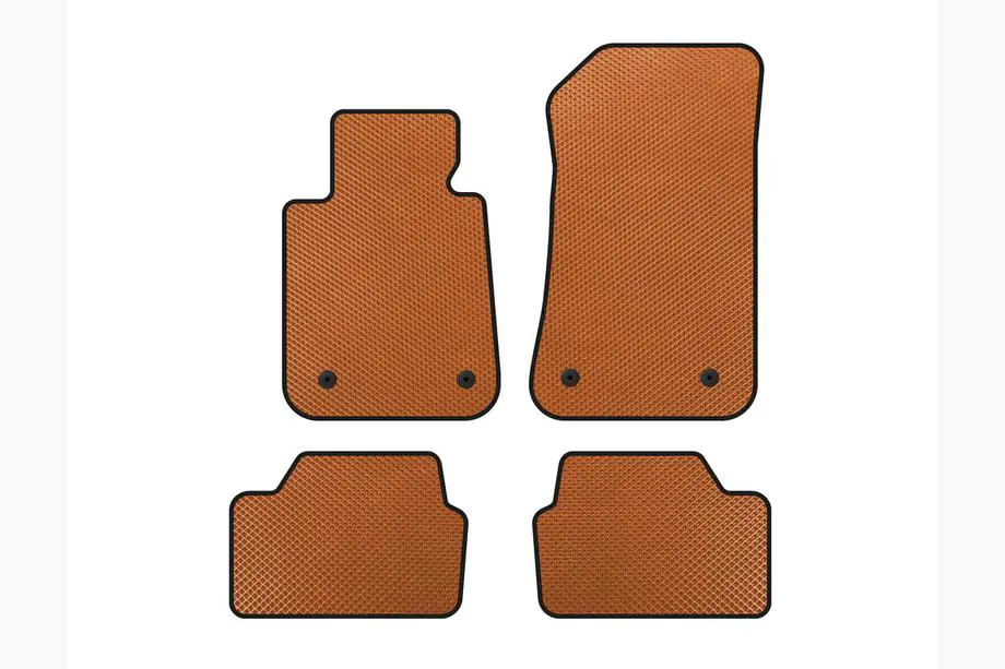 BMW 1 серия E81/E82/E87/E88 2004-2011 гг. Коврики EVA (Оранжевые) Image