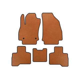 Коврики EVA (Для Qubo 2008-2016, Оранжевые) Fiat Fiorino/Qubo 2008-2024 гг.