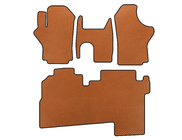 Hyundai H200, H1, Starex 1998-2007 гг. Коврики EVA (2004-2007, 2 ряда, 8-местный, Оранжевые) фото 1