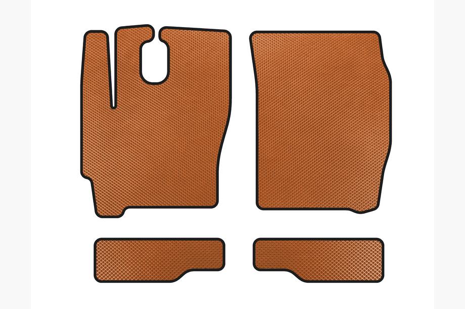 Iveco Eurocargo 2002-2008 гг. Коврики EVA (Оранжевые) Image