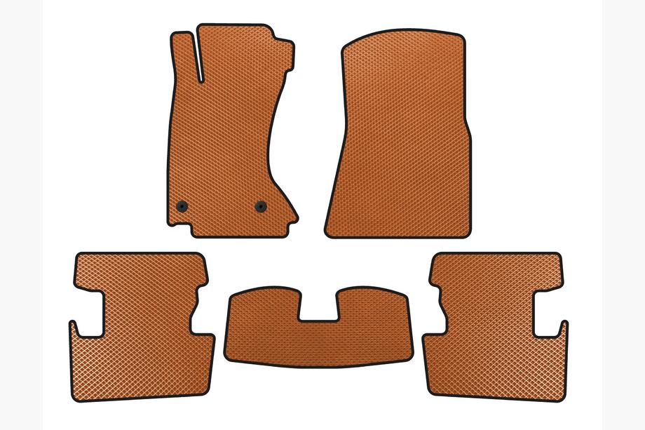 Lexus IS 2005-2013 гг. Коврики EVA (Полный привод, Оранжевый) Image