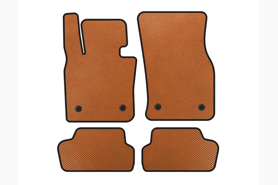 Mini Cooper F55/56/57 2014-2023 гг. Коврики EVA (для F56, Оранжевый) Image