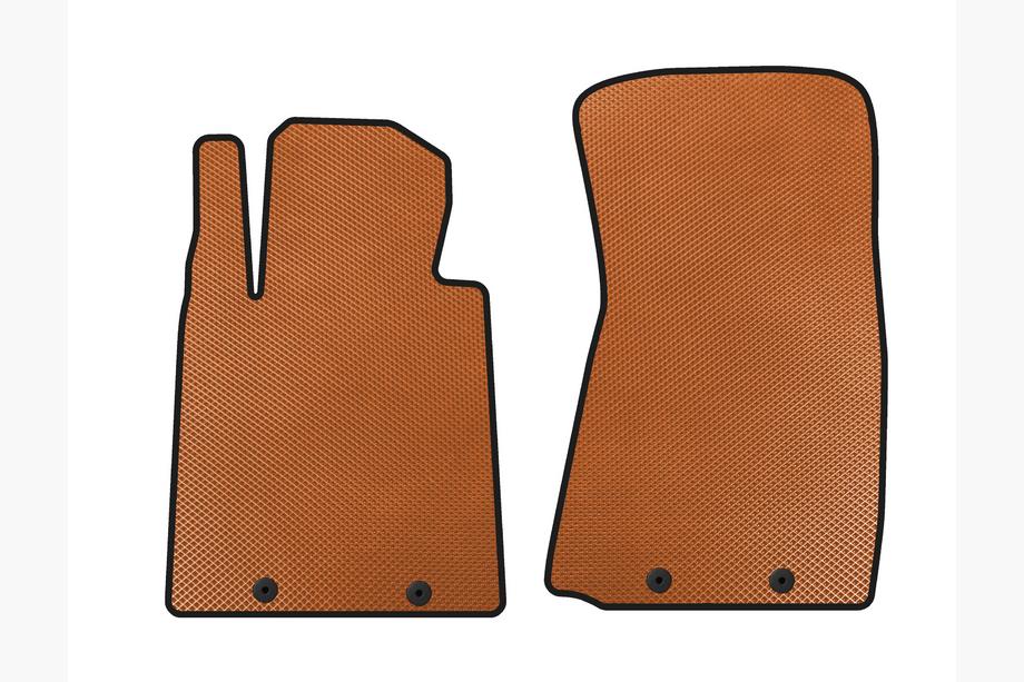 Nissan 370Z 2008-2021 гг. Коврики EVA (Купе, Оранжевые) Image