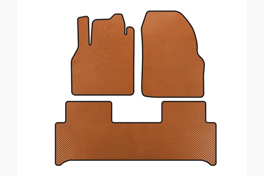 Renault Scenic/Grand 2003-2009 гг. Коврики EVA (Оранжевые) Image