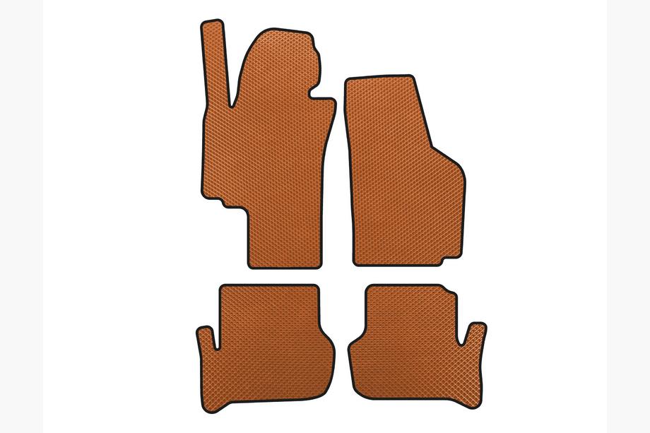 Seat Toledo 2005-2012 гг. Коврики EVA (Оранжевые) Image