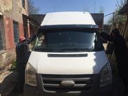 Ford Transit 2000–2014 гг. Козырек на лобовое стекло (черный глянец, 5мм) фото 6