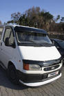 Ford Transit 1991-2000 гг. Козырек на лобовое стекло (черный глянец, 5мм) фото 7