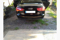 Audi A6 C7 2011-2017 гг. Накладка на багажник нержавейка фото 5