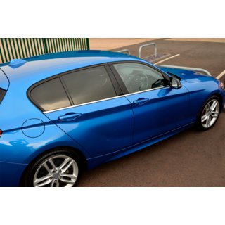 Окантовка стекол нержавеющая сталь BMW 1 серия F20/F21 2011-2019 гг. фото 1