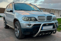 BMW X5 E53 1999–2006 гг. Кенгурятник WT003 (нержавейка) фото 1