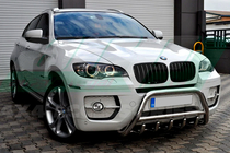 BMW X5 E70 2007-2013 гг. Кенгурятник WT003 (нержавейка) 50мм фото 2