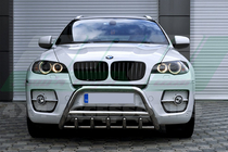 BMW X5 E70 2007-2013 гг. Кенгурятник WT003 (нержавейка) 50мм фото 1