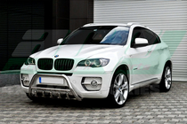 BMW X6 E71 2008–2014 гг. Кенгурятник WT003 (нержавейка) 60мм фото 3