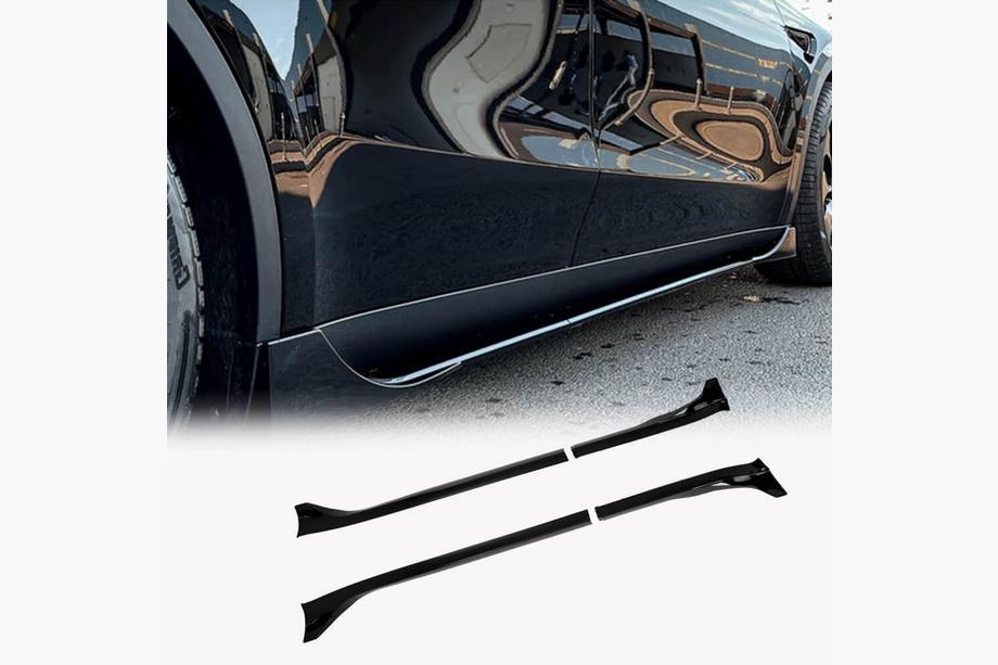 Tesla Model 3 2017- гг. Накладки на пороги ABS V2 (2023-2025) Image