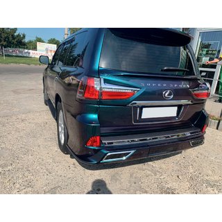 Задний диффузор TRD (2016-2022) Lexus LX570/450d 2008-2022 гг. фото 1