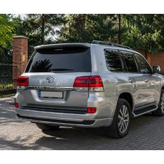Задняя накладка с хромом 2016↗ (Executive 2019/2021) Toyota Land Cruiser 200 2007-2021 гг. фото 4