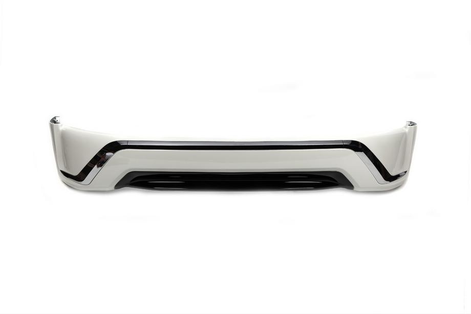 Toyota Land Cruiser 200 2007-2021 гг. Передняя накладка 2016↗ (Executive 2016) Белый Фото 3