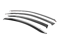 Lexus ES 2006-2011 гг. Ветровики с хромированным молдингом Niken Luxury (4 шт) фото 2