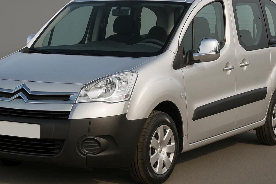 Citroen Berlingo 2008-2018 гг. Накладки на Зеркала 2008-2012 (2 шт, Нержавейка) Image