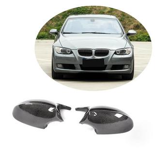 Накладки на Зеркала V1 (для E90/E91 2005-2008, E92/E93 2006-2009, Карбон) BMW 3 серия E90/E91 2005-2011 гг. фото 2