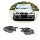 BMW 3 серия E90/E91 2005-2011 гг. Накладки на Зеркала V2 (для E90/E91 2005-2008, E92/E93 2006-2009, Карбон) фото 1