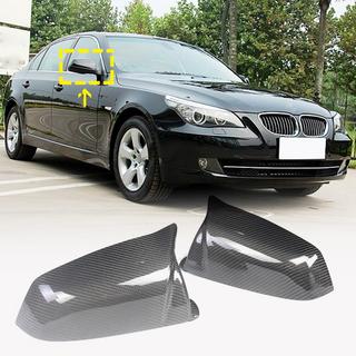 Накладки на Зеркала (для 2007-2010, Карбон) BMW 5 серия E60/E61 2003-2010 гг. фото 1