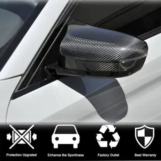 Накладки на зеркала Сухой карбон (для f90 2018-2020) BMW 5 серия G30/G31 2017–2023 гг. фото 3