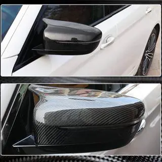 Накладки на зеркала Сухой карбон (для f90 2018-2020) BMW 5 серия G30/G31 2017–2023 гг. фото 4