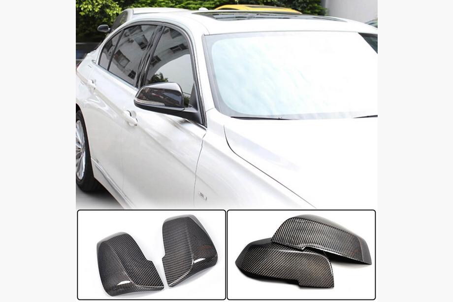 BMW 3 серия F30/F31 2012-2019 гг. Накладки на Зеркала Карбон V2 Image
