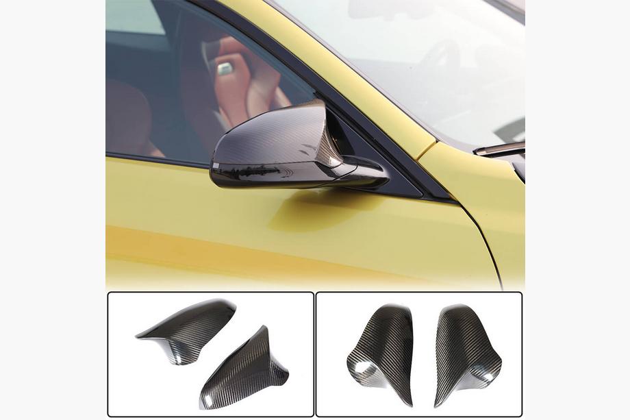 BMW 3 серия F30/F31 2012-2019 гг. Накладки на Зеркала V2 (для F80, Карбон) Фото 1