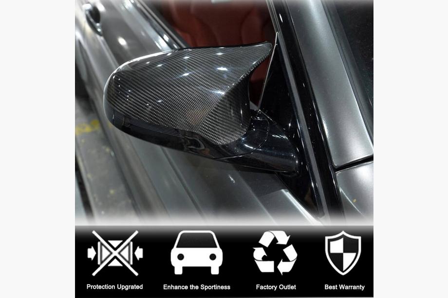 BMW 4 серия F32/F33/F36 2012-2020 гг. Накладки на Зеркала V2 (для F82/F83, Карбон) Фото 2
