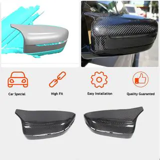 Накладки на Зеркала M-Look (Красный Карбон) BMW 3 серия G20/G21 2018- гг. фото 2