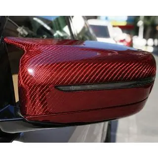 Накладки на Зеркала M-Look (Красный Карбон) BMW 3 серия G20/G21 2018- гг. фото 1
